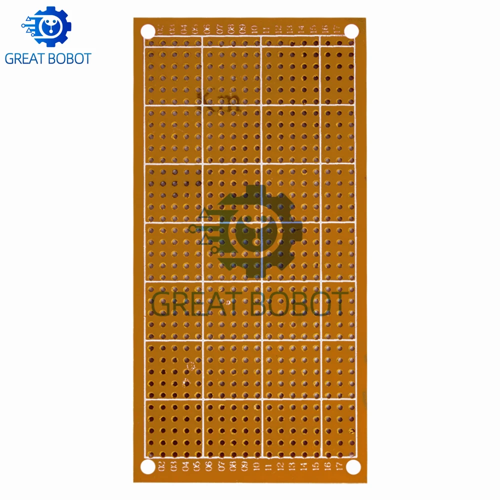 5x10cmの片面錫メッキ銅製プロトタイプ基板。汎用的なはん - Pcb Prototyping Board のレビューと価格