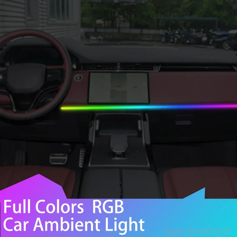 

Для Land rover discovery sport 4 5, автомобильная лампа, внешнее освещение, скрытая RGB лампа, 64 цвета, USB App, дистанционное управление, 1,1 м