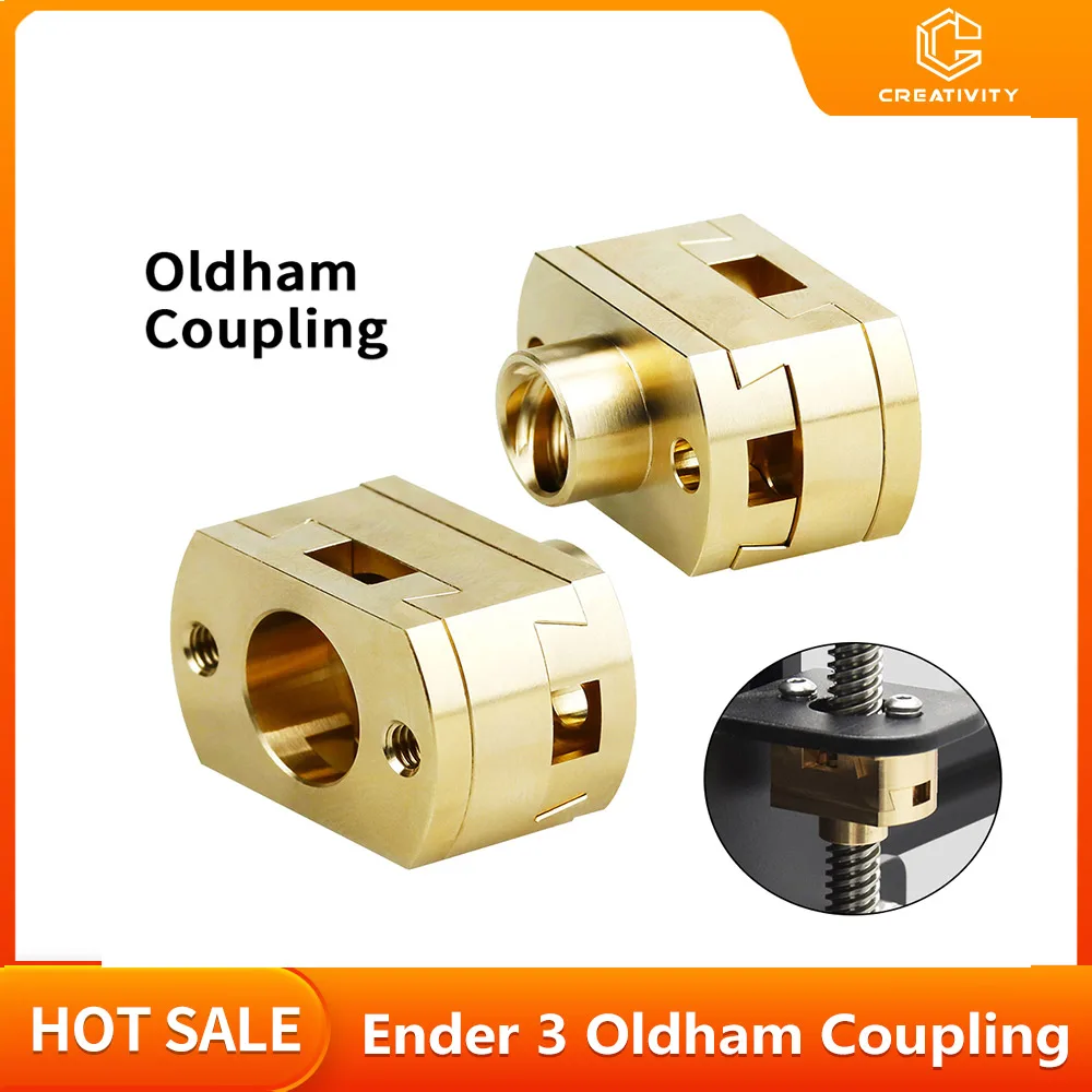 

Creativity Oldham Coupling 18mm Coupler T8 Z-Axis Screw Hot Bed Coupler For Upgrade CR10 S4 S5/ CR10S PRO/ Ender 3 Pro V2 3S