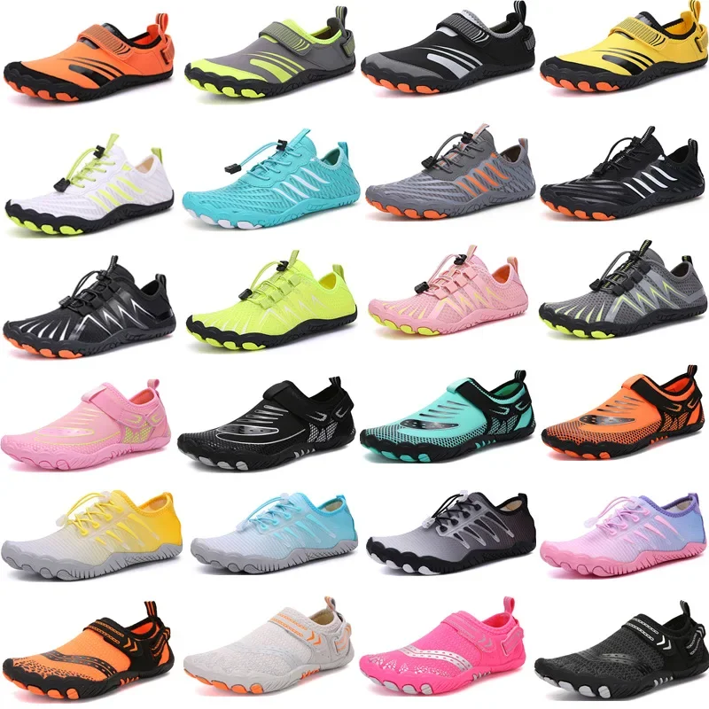 Outdoor Shoes for Mountaineering Rock Climbing Cycling Indoor Sports Fitness Beach Swimming River Tracing and Water Wading