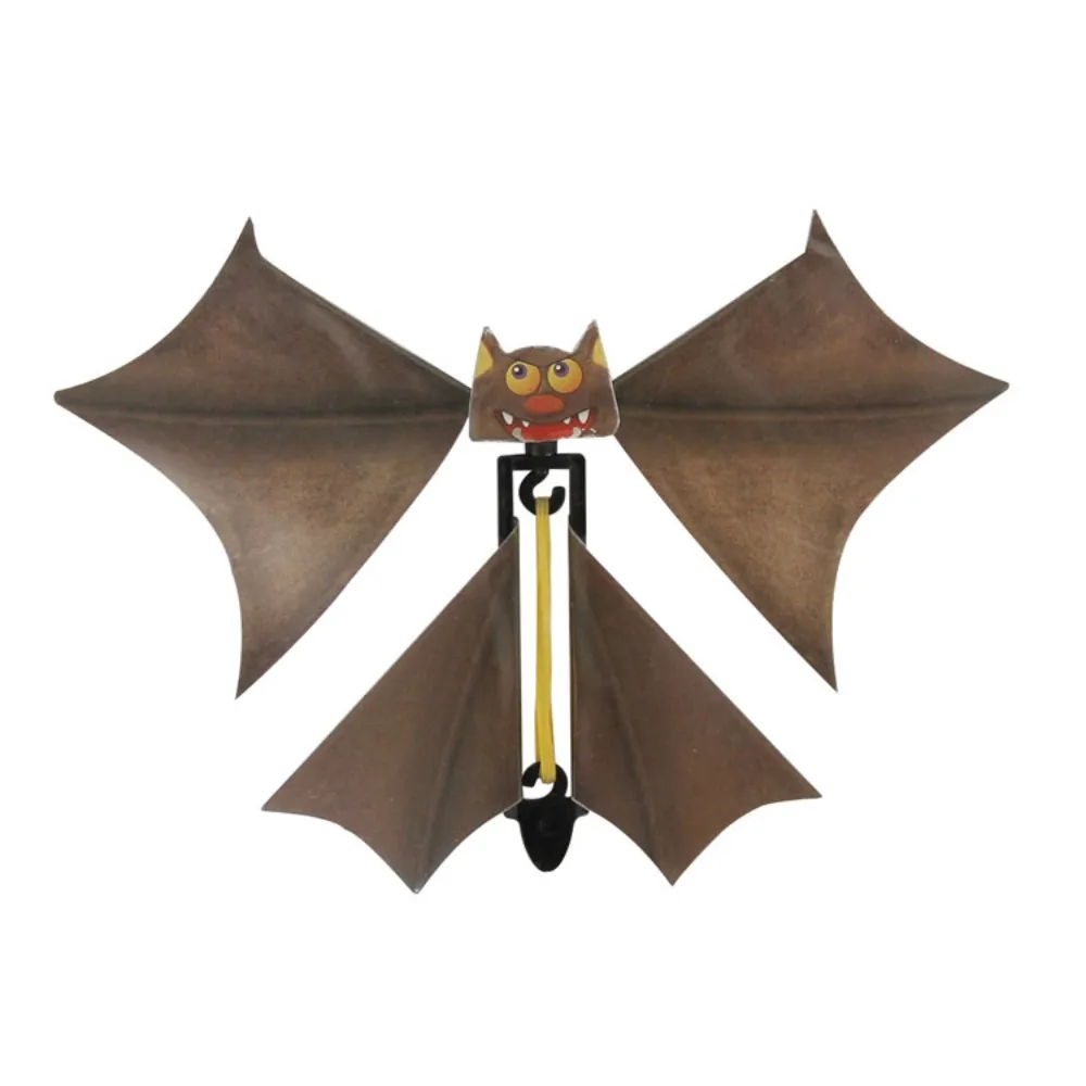 

2Pcs Halloween Flying Bat Toy Realistic Pranks Simulation Bat Toy Plastic Novelty Toys Bat Magic Props