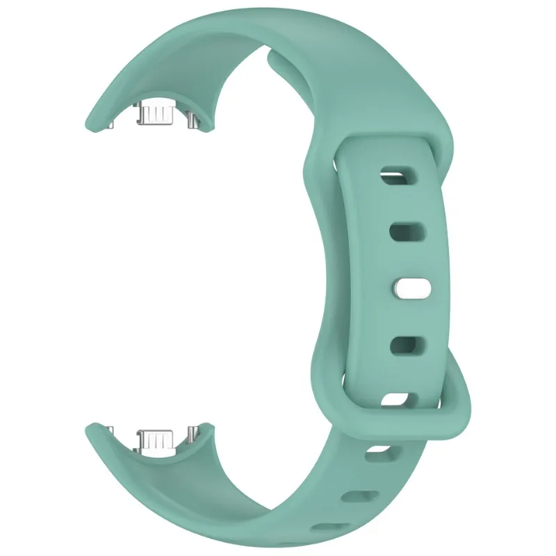 حزام سيليكون رياضي لـ Xiaomi Mi Band 9 8 سوار معصم رسمي ناعم ومريح Mi Band 9 8 Correa Belt Accessories