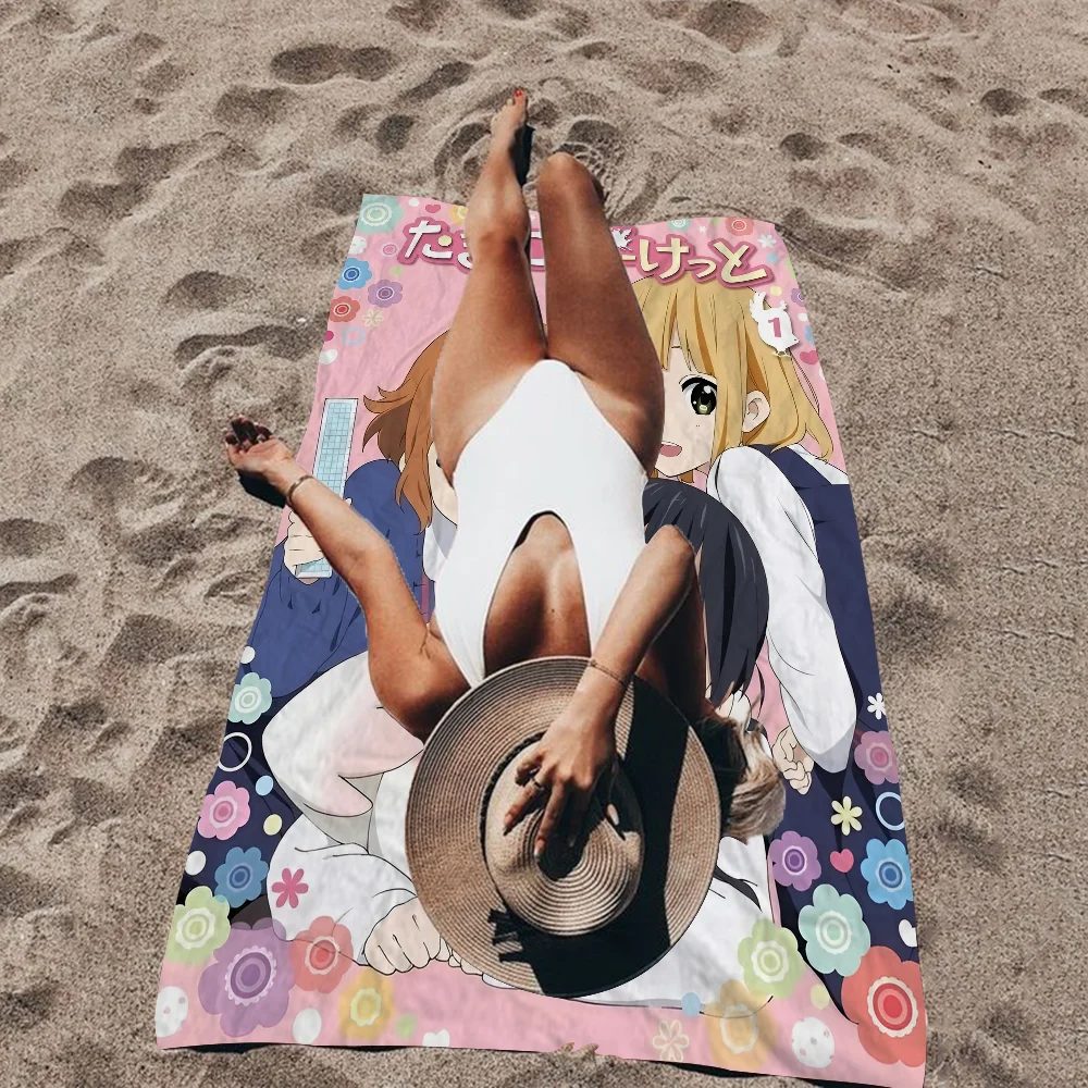 T-Tamako Market Big Microfiber Beach Towels Quick Dry Towel Sand Beach Towels Pool Towel For Travel Swim Pool Yoga