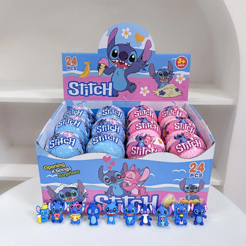 Nieuwe Disney Stitch Surprise Ball Blind Box Creatieve Hoge Waarde Q Versie Leuke Hanger Student Demontage Cartoon Pop Sleutelhanger