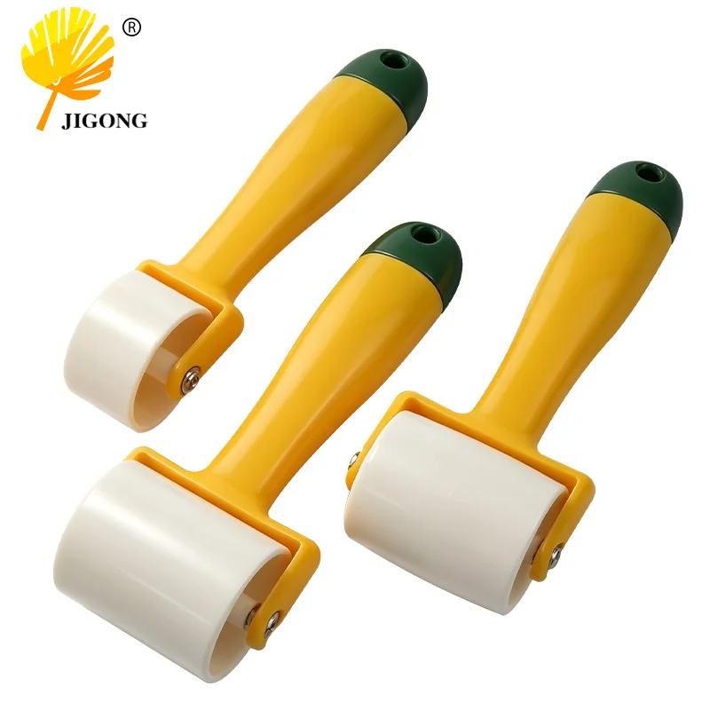 Wallpaper Hand Tool Plastic Seam Pressing Roller Flat Press Wheel Multi‑type Press Wheels for Wallpaper Installation Seam Repair