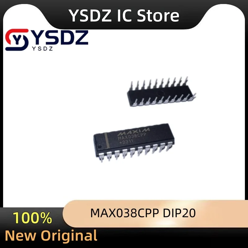 (2PCS/Lot)100% New original MAX038CPP DIP20 MAX038 high frequency precision function signal generator dual in-line Chipset