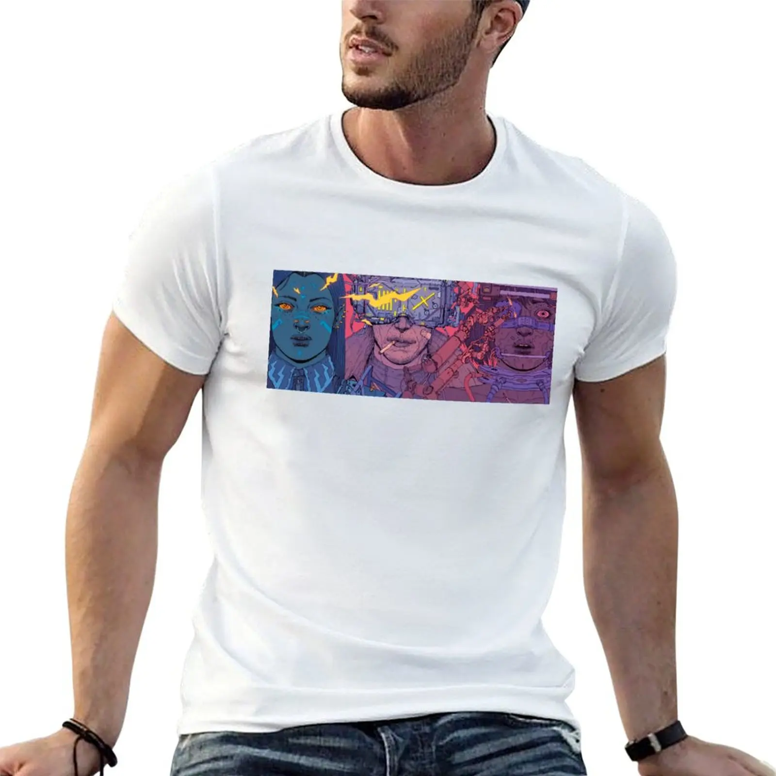 

Neuromancer cotton cotton T-Shirt 3030 t man percent for shirt shirt man t 100