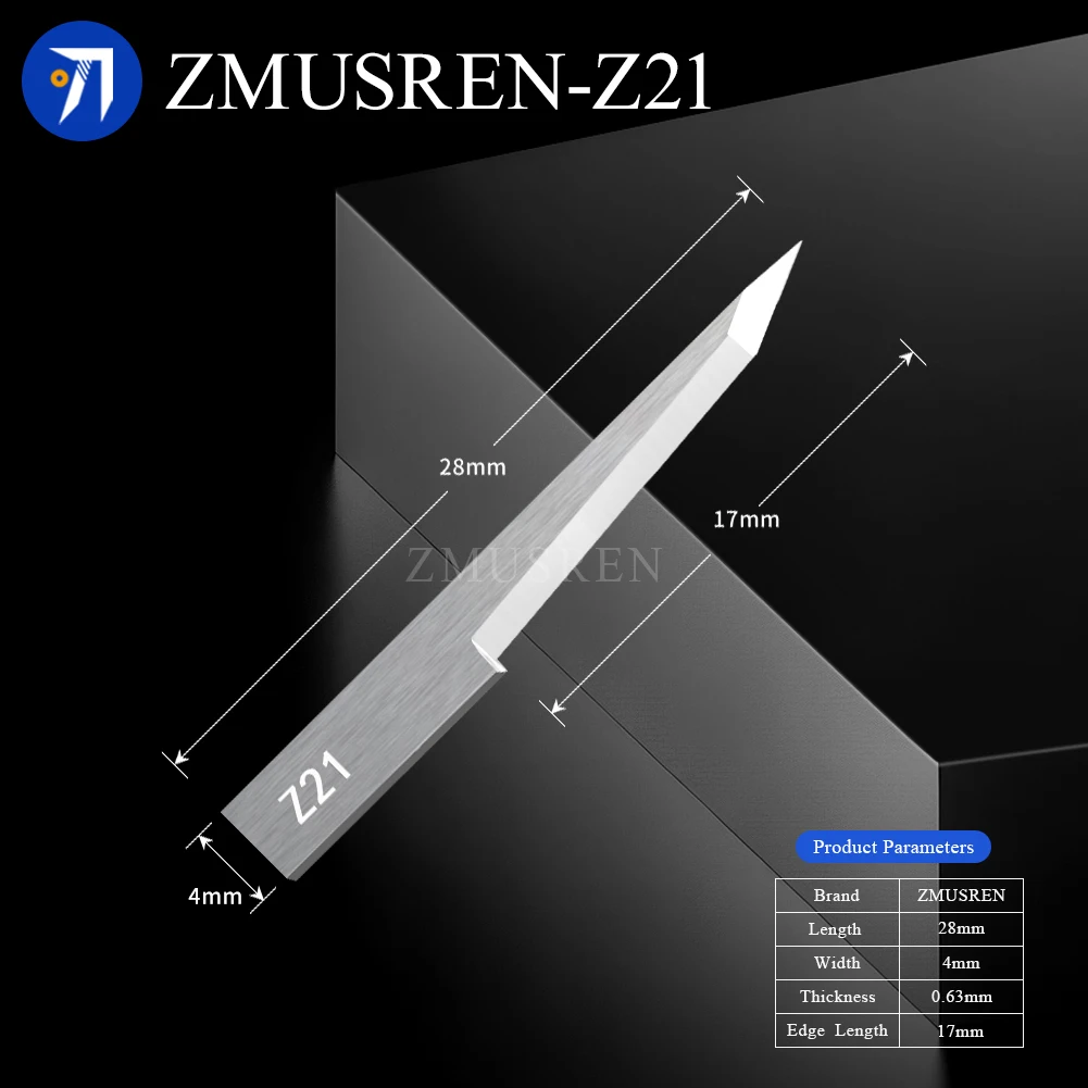 10PCS Tungsten Carbide Blade Z16 Z17 Z21 Z26 Z28 Z46 Z60 Z61 Z66 Z13 Z1 Vibration Knife Z50 Z51 Z52 Z53 Z55 Round Rotary Blade view 3
