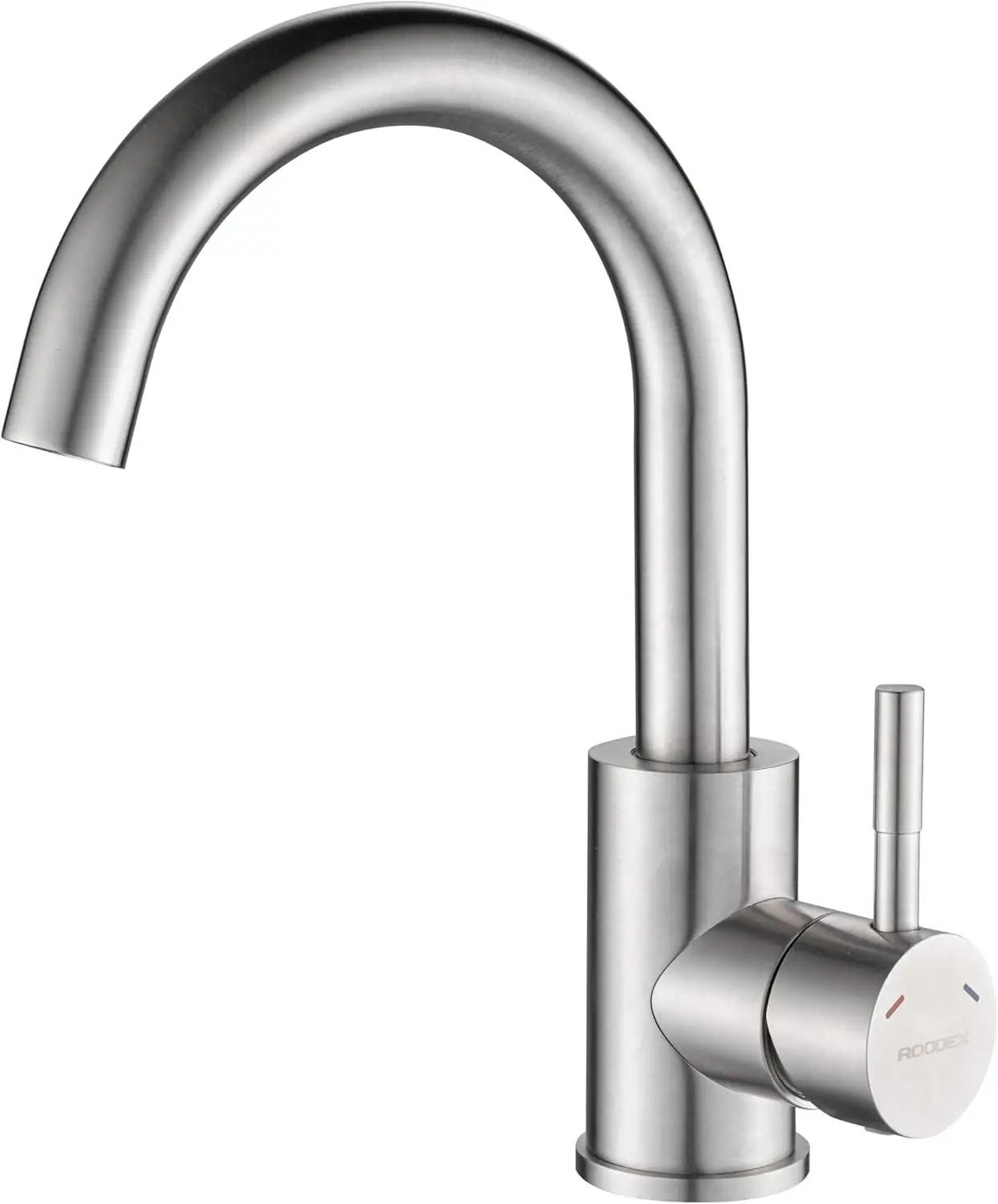 

Bar Sink Faucet, Single Hole 360 Swivel Stainless Steel Faucets, Small Modern Single Handle Tap for Kitchen Bath Bathroom Sink,