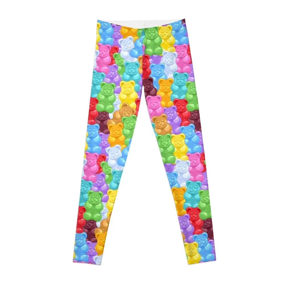 

Rainbow Gummy Bears Leggings Women's tights for physical sporty woman gym Sports female Womens Leggings