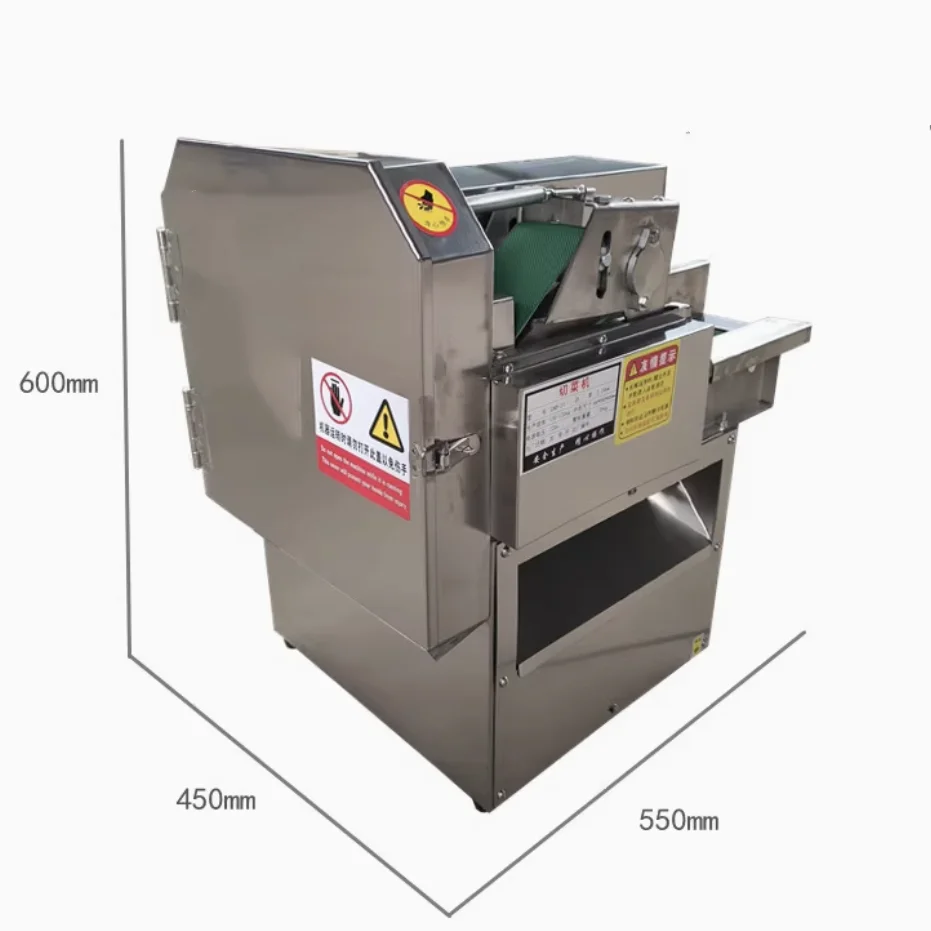 Large Capacity Electric Vegetable Slicer Multi-Functional Commercial Silk Block Slicer 220V Motor Core Component