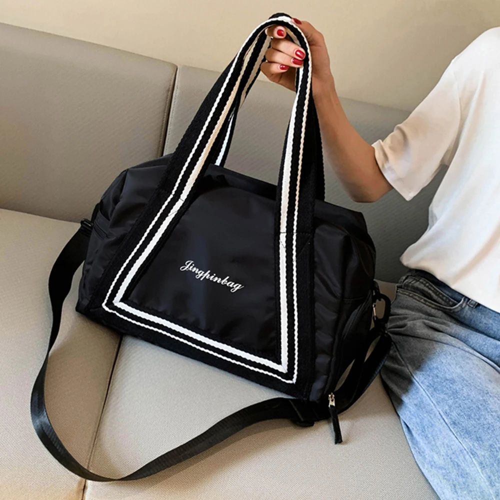 Дорожная спортивная сумка, ночная ручная сумка Weekender для женщин и мужчин, складная водонепроницаемая спортивная сумка с мокрым карманом для тренировок