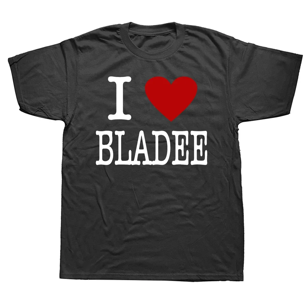

2025 new model I Love Bladee T-Shirt Sayings Quote Graphic Tee Tops Funny Bladee LoversPrinted Top Basics Cotton Clothing Gifts