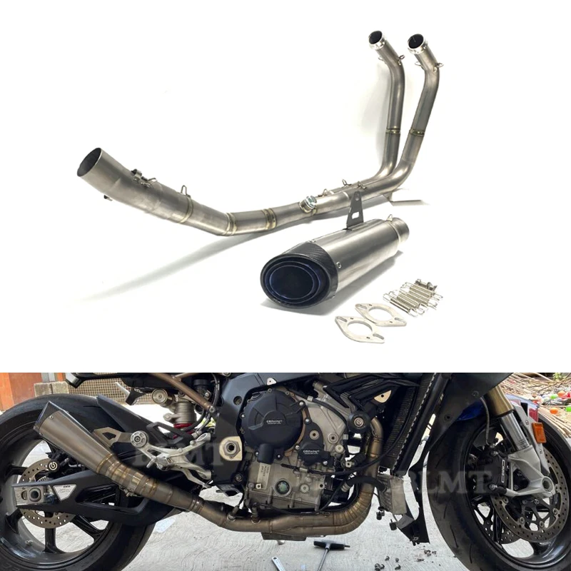 

Motorcycle Full Exhaust System For Kawasaki NINJA400 NINJA250 Titanium Exhaust Header Pipe 2018 2019 2020 2021