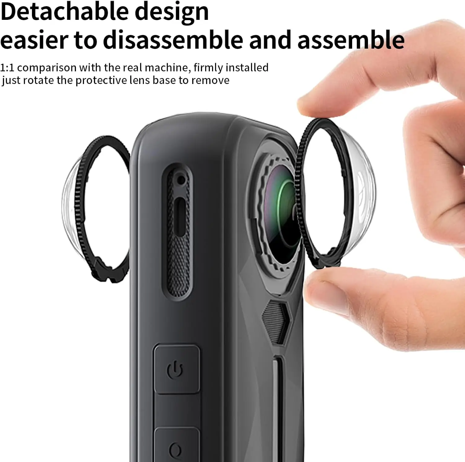 X5 Premium Lens Guards for Insta360 X5 Camera Accessories Scratch-resistant Optical coated High transparency tempered glass Lens