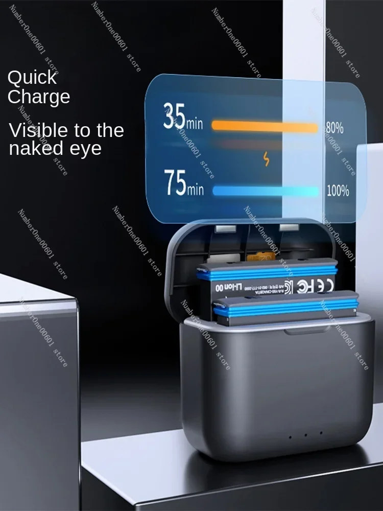 Compatible with Shadow Stone Insta360 X3x4 Battery Charger 360x4 Sports Camera X2 Three Charge Storage Charging Case