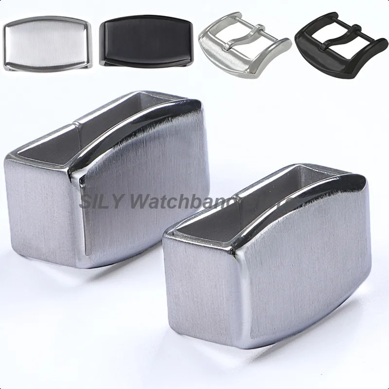 Anneau de montre en acier inoxydable 316L, boucle de bracelet de montre, support de boucle, 18/20mm, bouton d'anneau en métal, bouton de fermoir de montre pour SEIKO