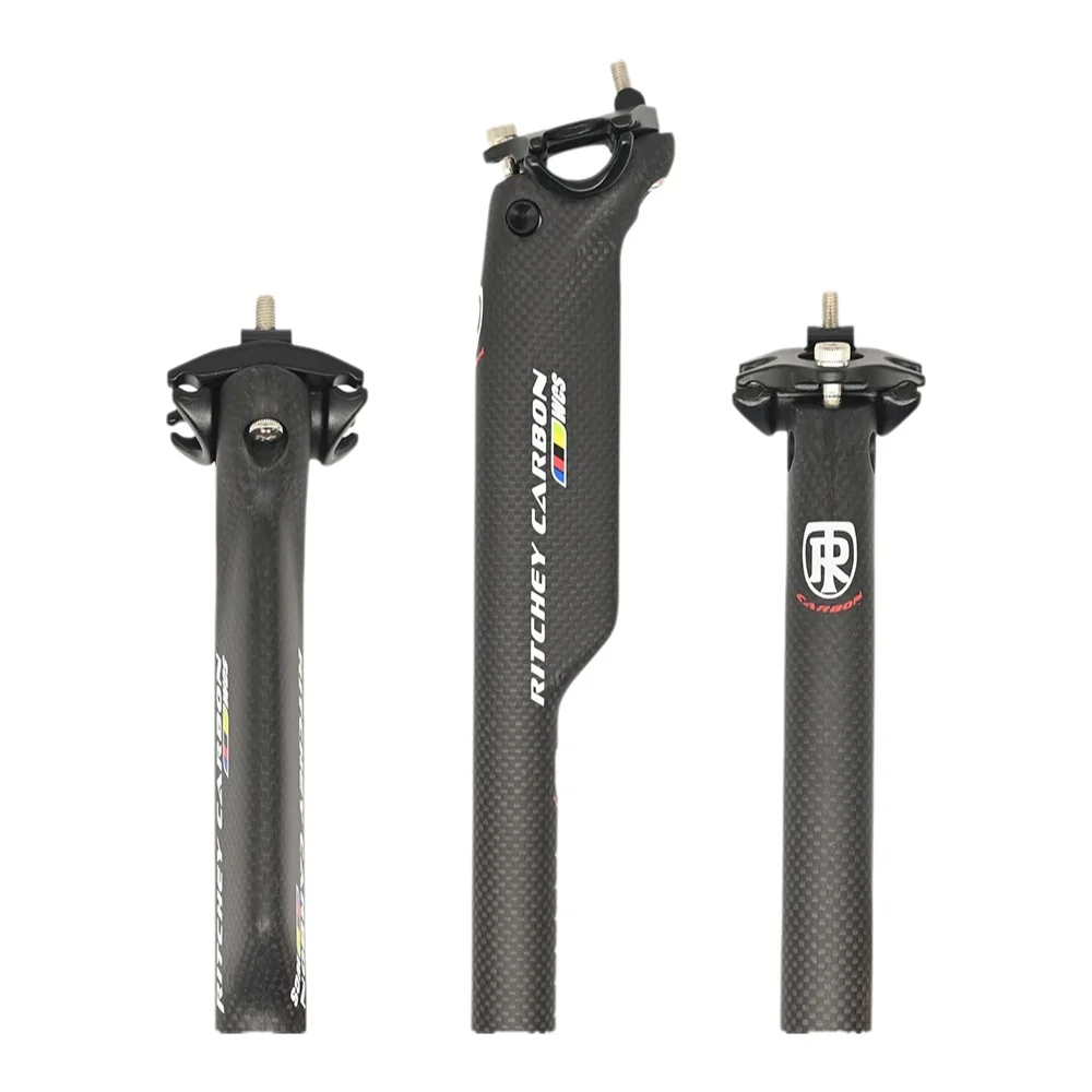 AliExpress NONE 3K Matte Full Carbon Fiber Seatpost MTB Mountain Road Bike Cycling Seat Post Bicycle Parts 27.2/30.8/31.6x350/400MM