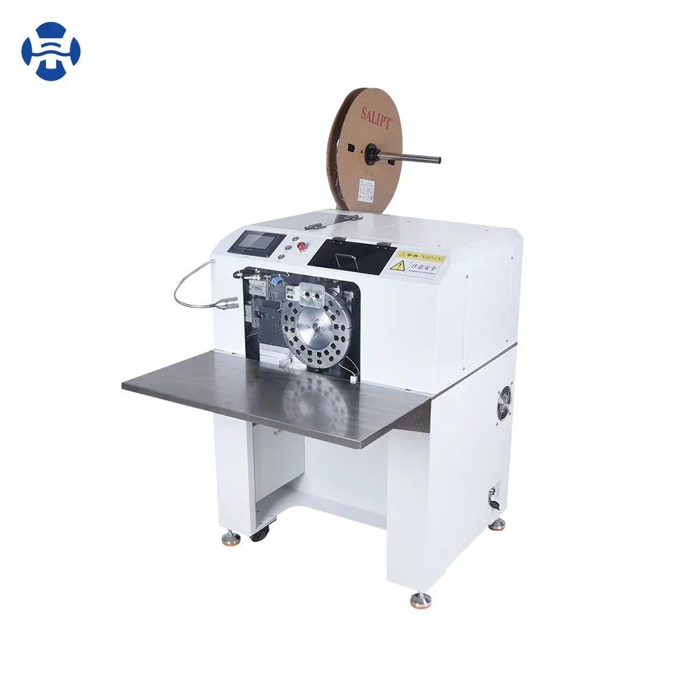 New Energy Large Square Heat Shrink Casing Machine Automatically Cable Manufacturing Heating Shrinkable Tube Stripping