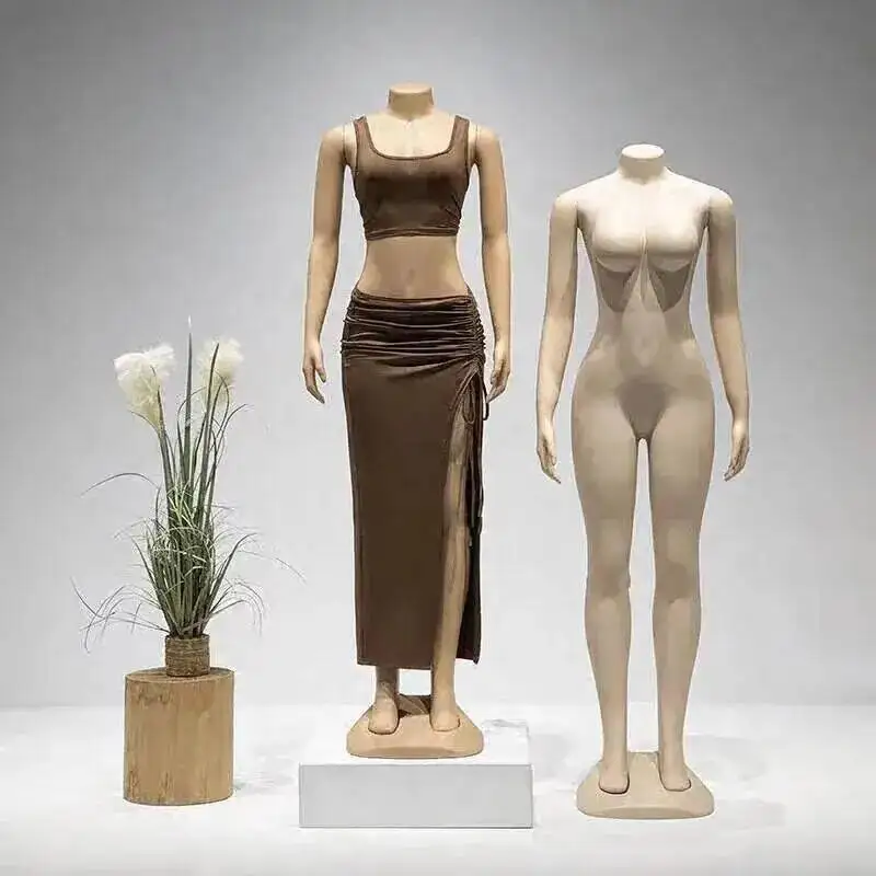 

Women Fake European Props Female Doll Store Full Body Clothing Window Mannequin Mannequins Nordic Big Breast Model Display Stand