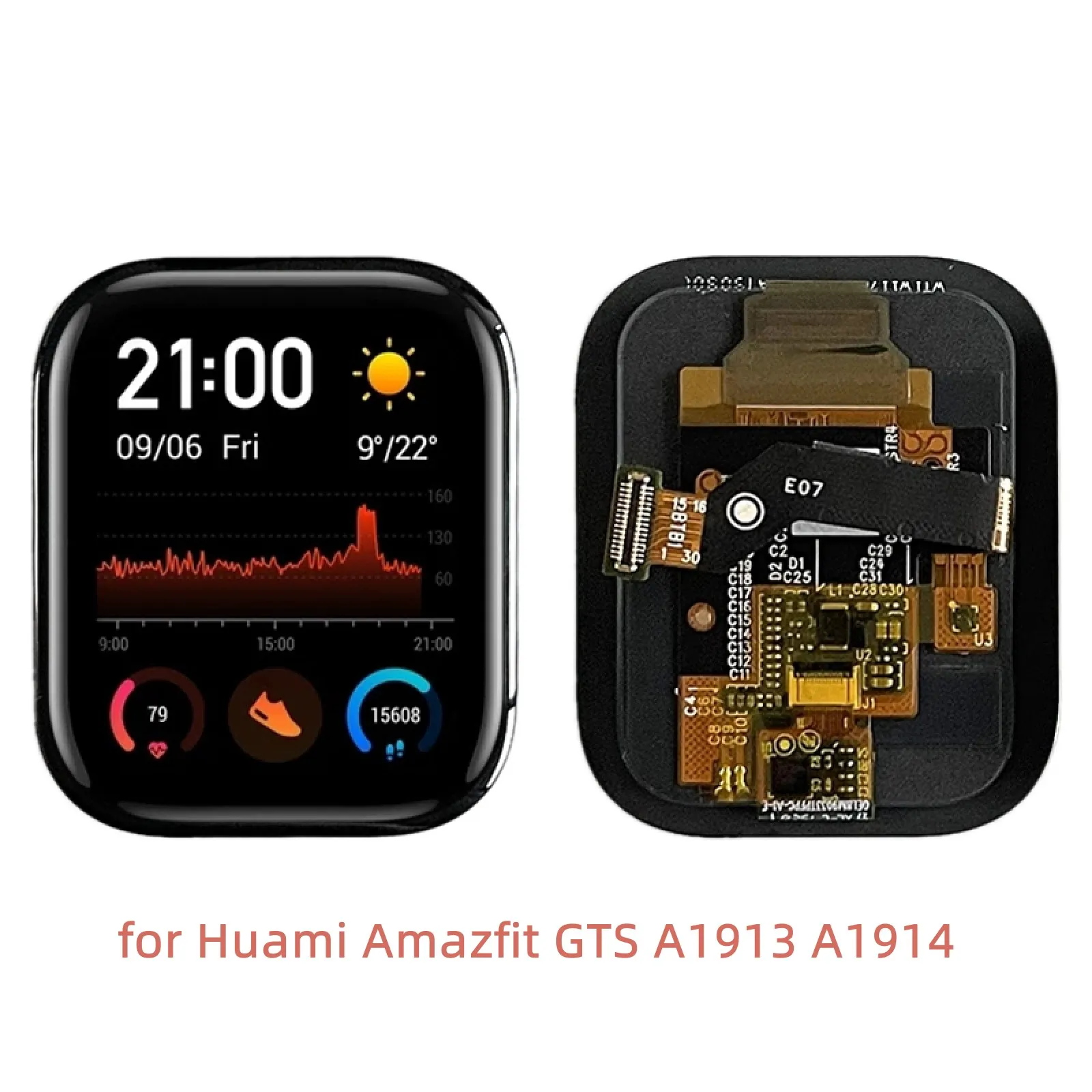 LCD Screen for Huami Amazfit Pace / Amazfit Pop Pro A2009/ Amazfit Verge Lite A/ Amazfit GTS / Amazfit Bip/ Amazfit Bip 1S