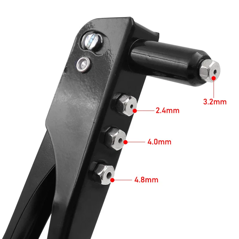 K50 Pop Rivet Gun Blind Rivets Assortment Kit Hand Tools Rivet Nut Tool Household small nail rivet gun pull nail pliers 10 inch