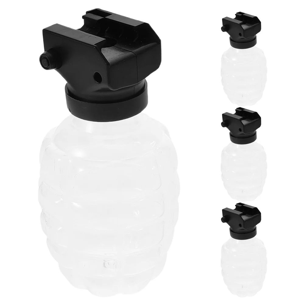 4 مجموعات من زجاجات الأناناس مجموعة تخزين الخرز زجاجات بلاستيكية صغيرة قابلة لإعادة الاستخدام مع أغطية حاويات شفافة محمولة للخرز الحرفي #6