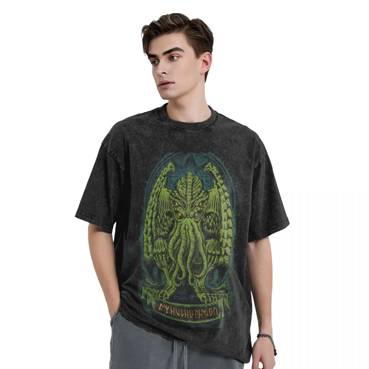 

The Sleeper of R'lyeh T-Shirt blacks for a boy workout shirts for men