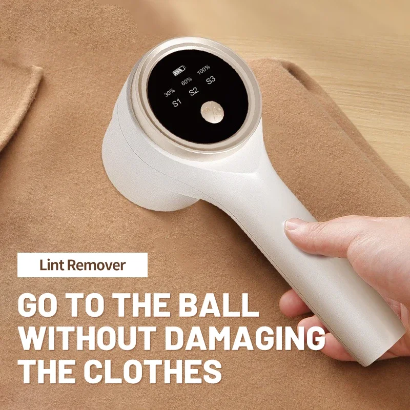 Xiaomi Lint Remover For Clothing Electric Portable Fuzz Pellet Remover LED Display Rechargeable For Fabric Hairball Shaver New