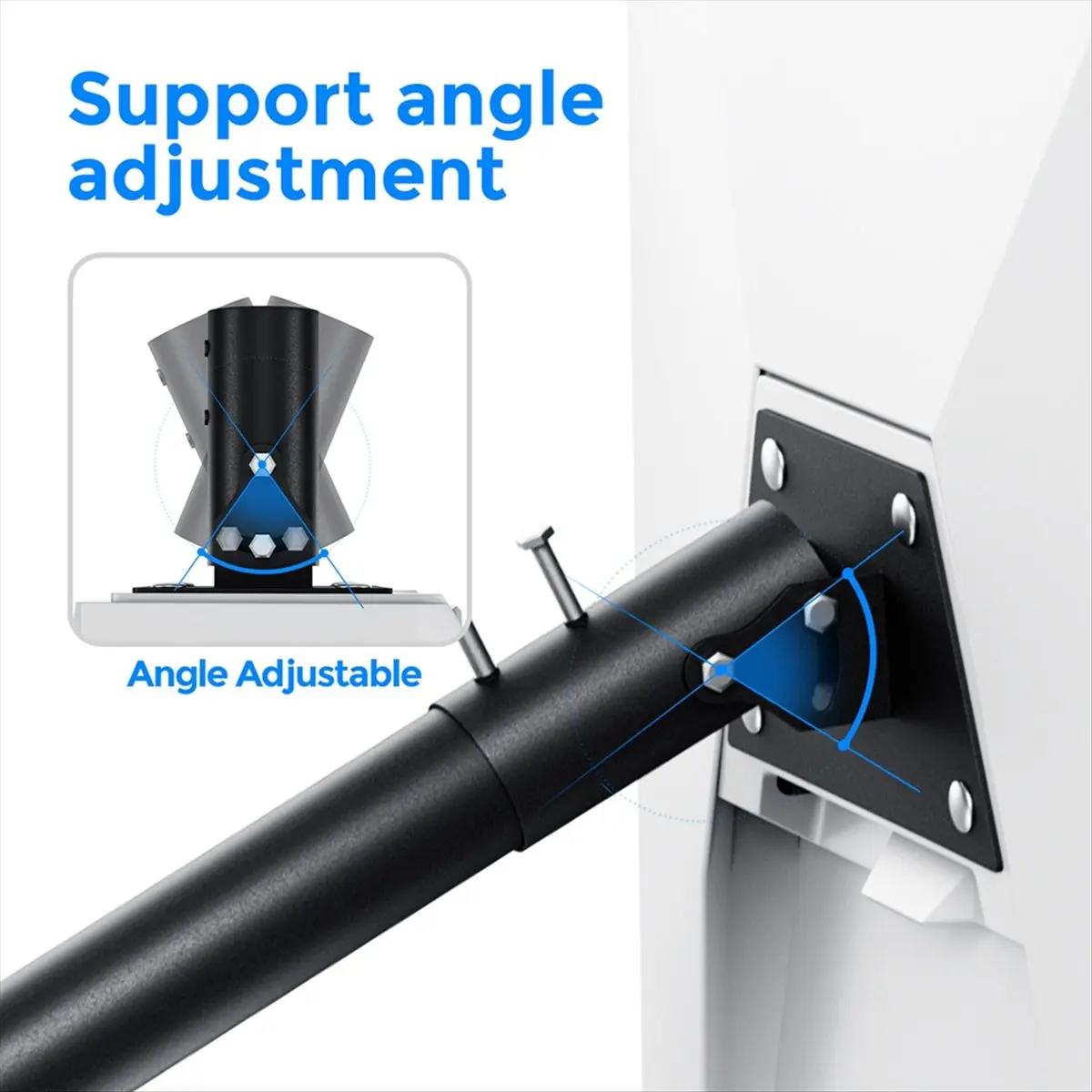 ☶❈＊♥AC744-For Gen 3 Dish Pipe Adapter, Pole Mount Accessories, Wall Roof Pole Mounting Adapter