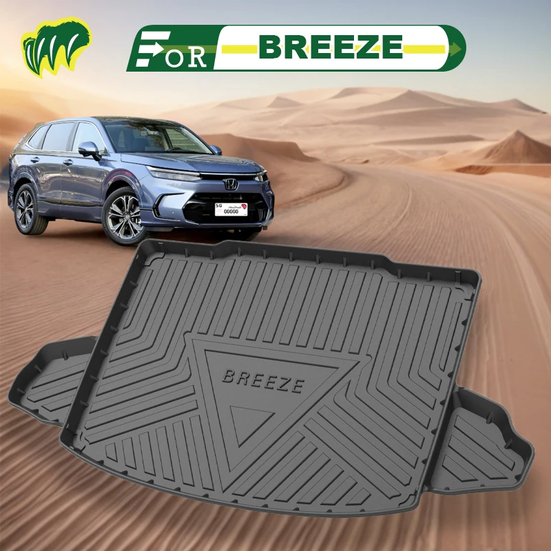 

For Honda BREEZE 21 22 2020-2023 Custom Fit Car Trunk Mat All Season Black Cargo Mat 3D Shaped Laser Measured Trunk Liners