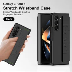 New Luxury Wrist Hand Strap Case For Samsung Galaxy Z Fold 7 6  5 4 3 2 Protective Cover Fundas Coque Capa Shell