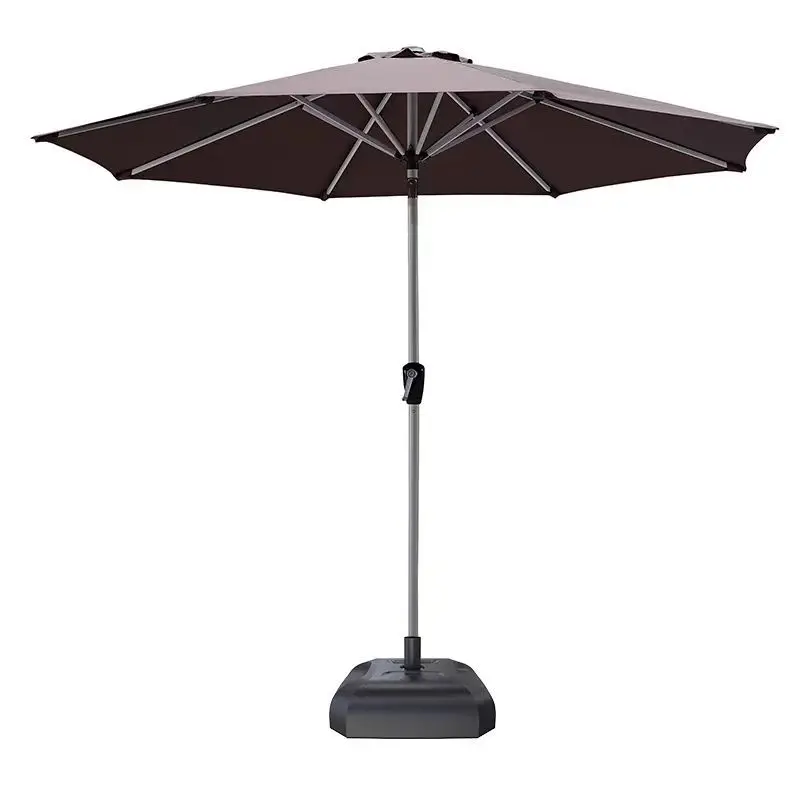 Outdoor parasol Middle column umbrella Outdoor courtyard Terrace Garden Big sun umbrella Store Cafe stall Commercial umbrella
