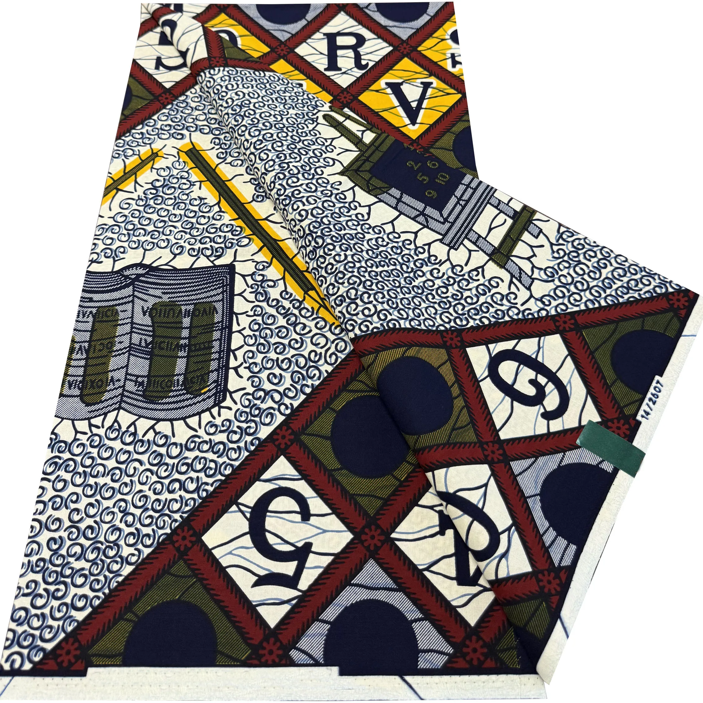Textile Sewing Patterns - Afrikaanse Echte Wax Print Stof 100%