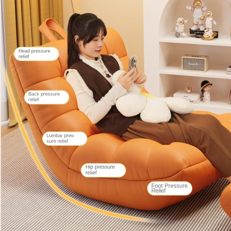 

OLEVO Lazy Person Sofa Can Lie And Sleep Caterpillar Single Bedroom Small Sofa Bed Chaise Longue Tatami Living Room Sofas