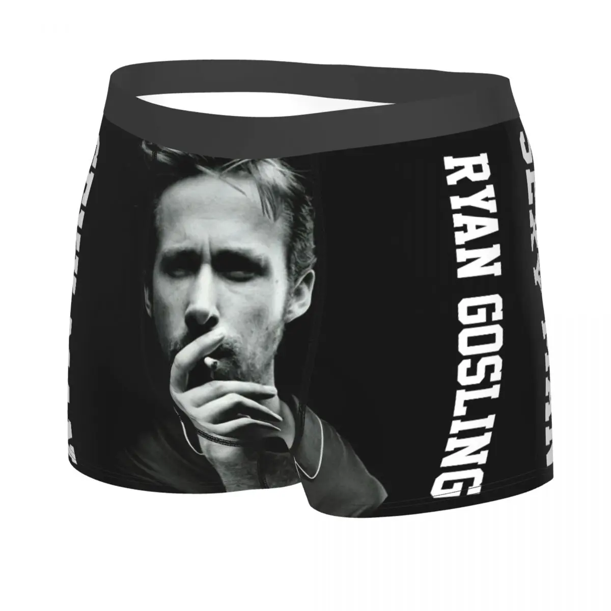 Ryan Gosling Men\'s Boxer Briefs, Highly Breathable Underpants,Top Quality 3D Print Shorts Birthday Gifts