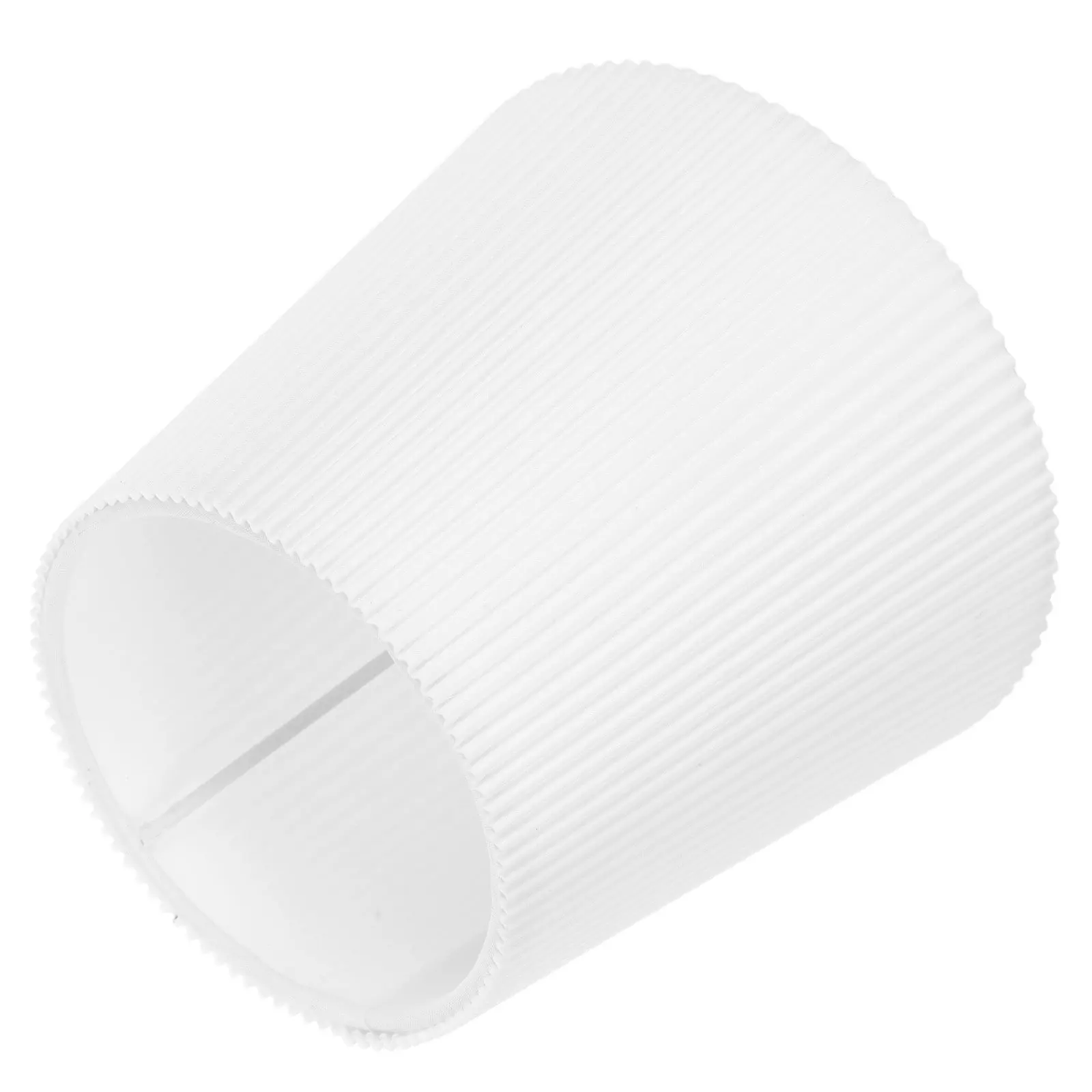 

Small Pleated Fabric Lampshade White Cloth Light Shade Cover Table Floor Lamp Bedroom Living Room Office Pleated Lampshade