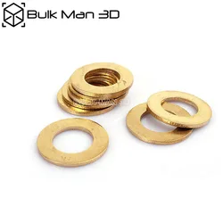 50pcs/lot 10x5x1mm/8x5x1mm Brass Precision Shim Slot Flat Washer M5 Precise Gasket Pad Sheet Metal Collar