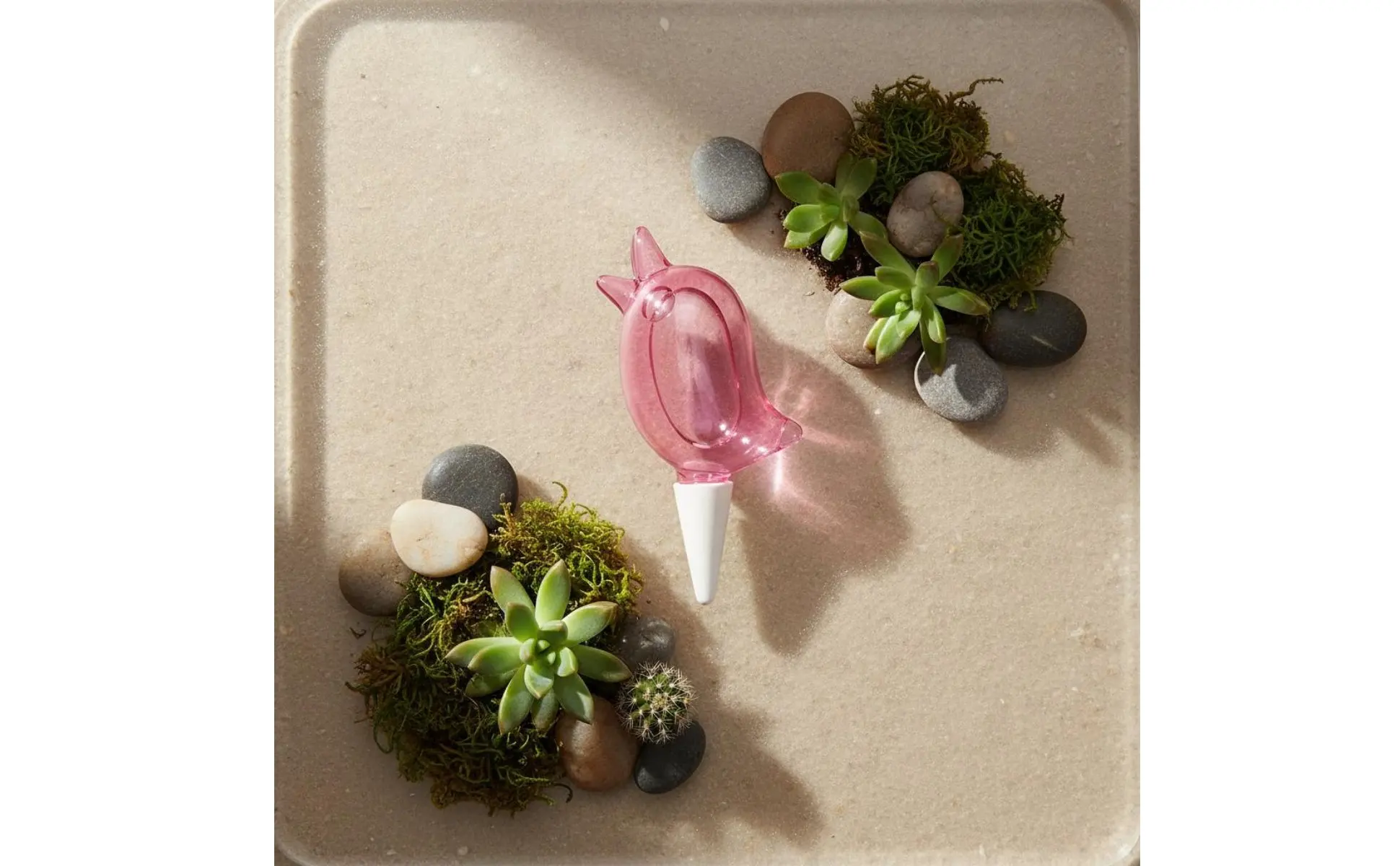 Avian Shaped Plant Waterer Slow Release System Avian Shape Plant Waterer Automatic Watering Stake Easy to Use Ceramic Watering