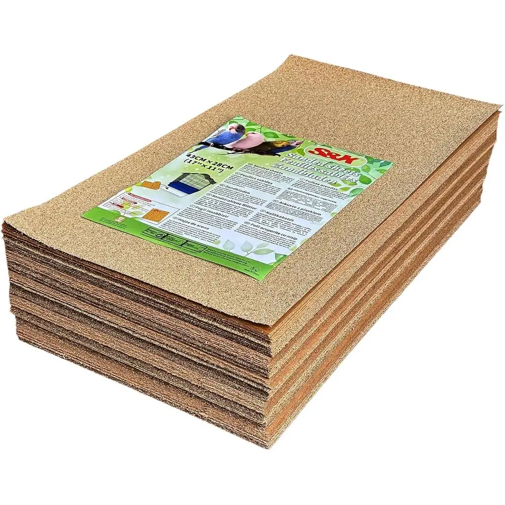 

120-Pack 17 x 11 Disposable Gravel Paper for Bird Cages - Ideal for Parakeets, Cockatiels, Canaries, and Conures | Simplify Clea