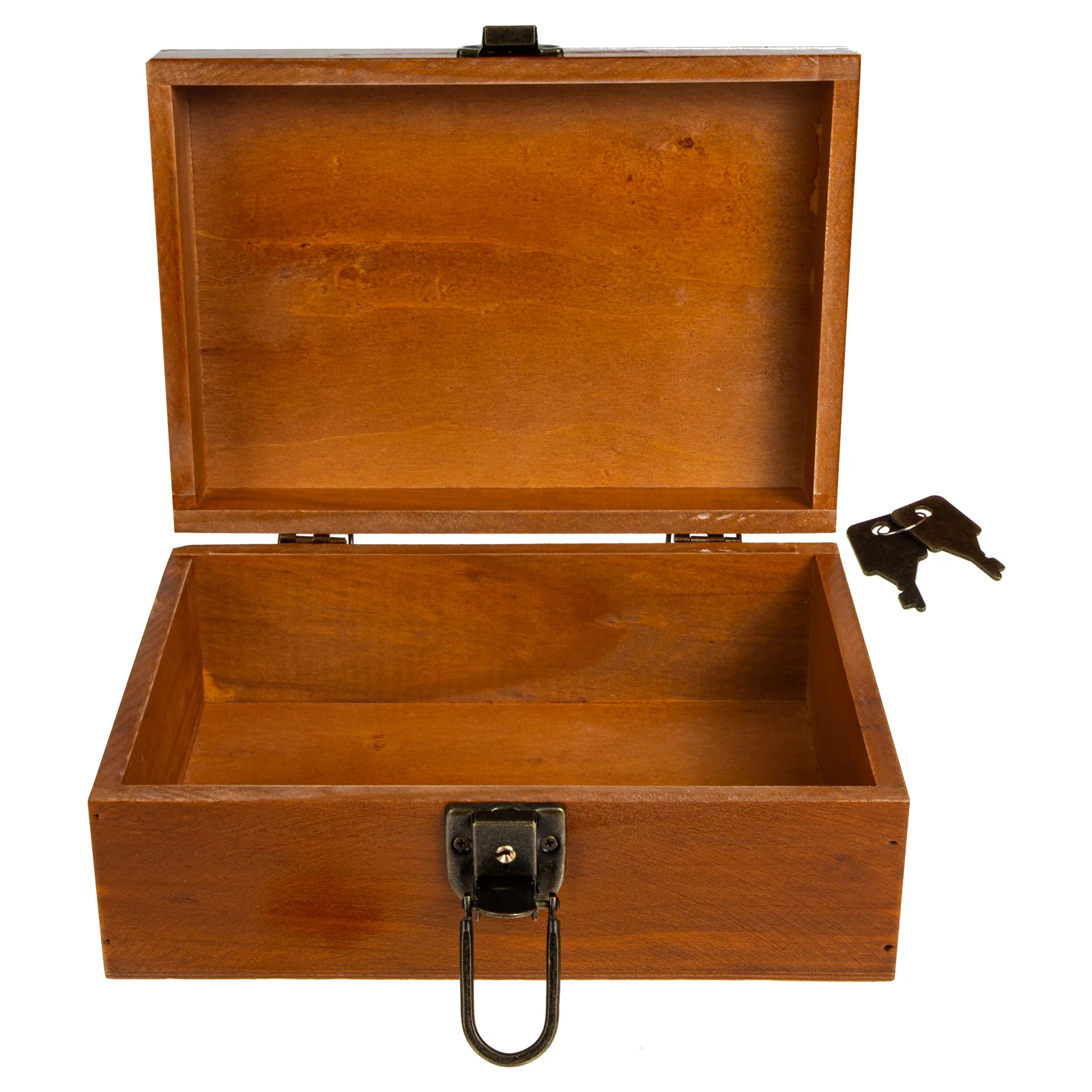 Vintage Wooden Jewelry Box Organizer Elegant Household Storage Container Retro Jewelry Box Vintage Postcard Storage Case