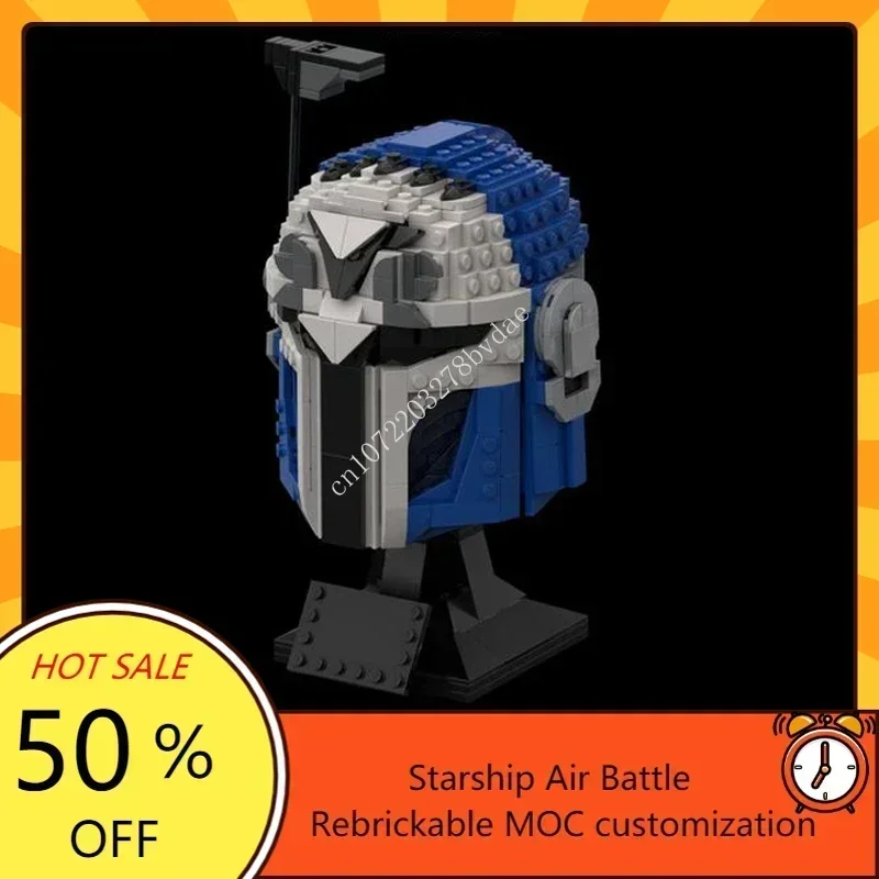 MOC Space Battle Series Bo Katan Kryze megafigure Model Aangepaste puzzel Technologie DIY Creatieve montage Speelgoed Kindergeschenken