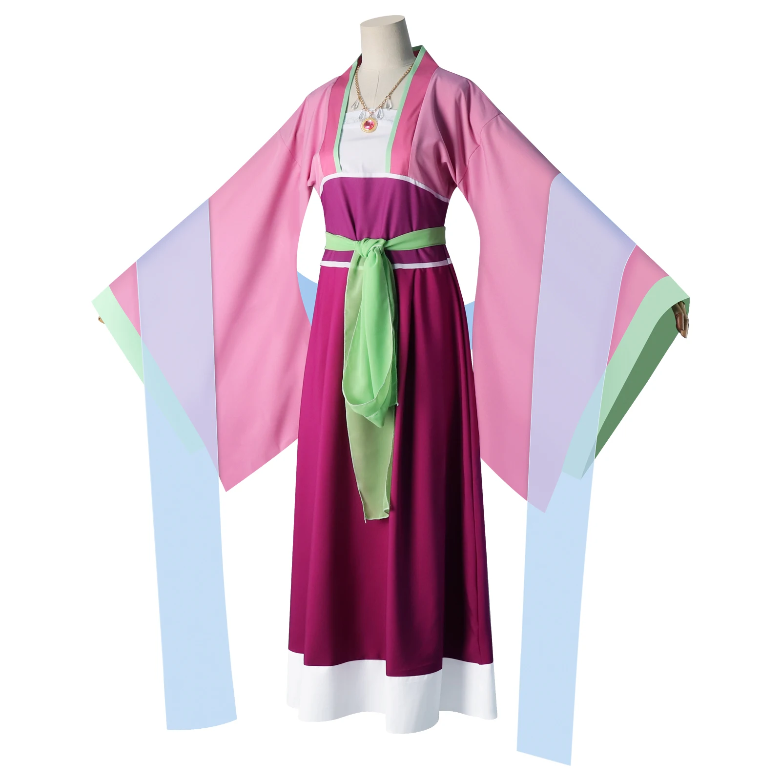 أزياء ماو ماو للعب الأدوار أنيمي الصيدلي مذكرات فستان وردي كوسوريا نو هيتوريجوتو حفلة الهالوين امرأة