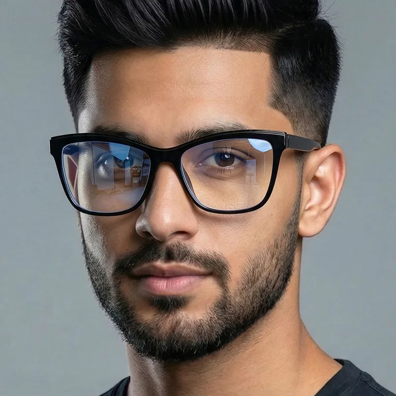 Fashion Square Shape Eyeglasses for Women European American Stylish Glasses Man Blue Light Blocking Glasses Frames for Women