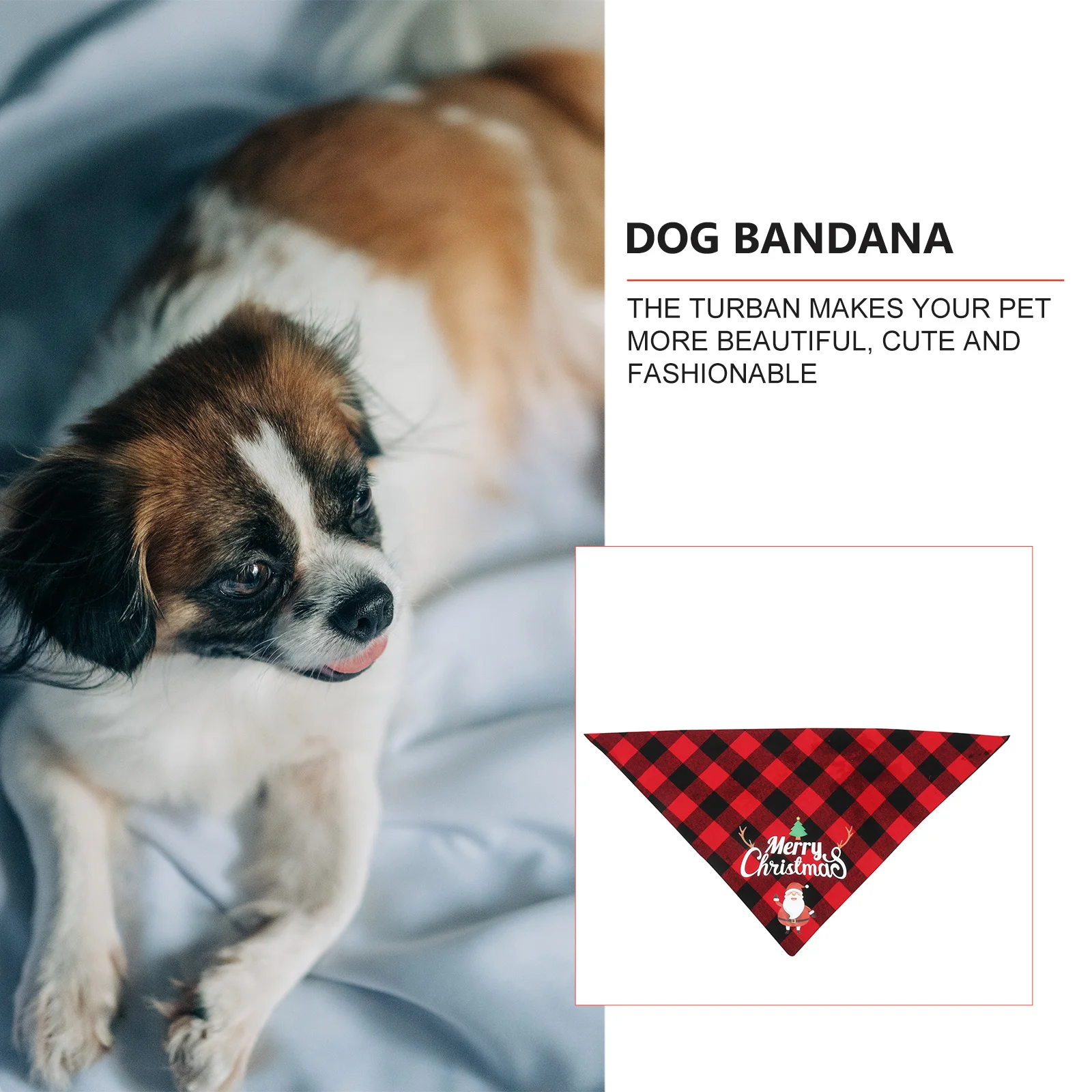 

Pet Dog Bib Christmas Plaid Adjustable Triangle Scarf For Pets Durable Cotton Polyester Holiday Party Decoration Xmas Pet
