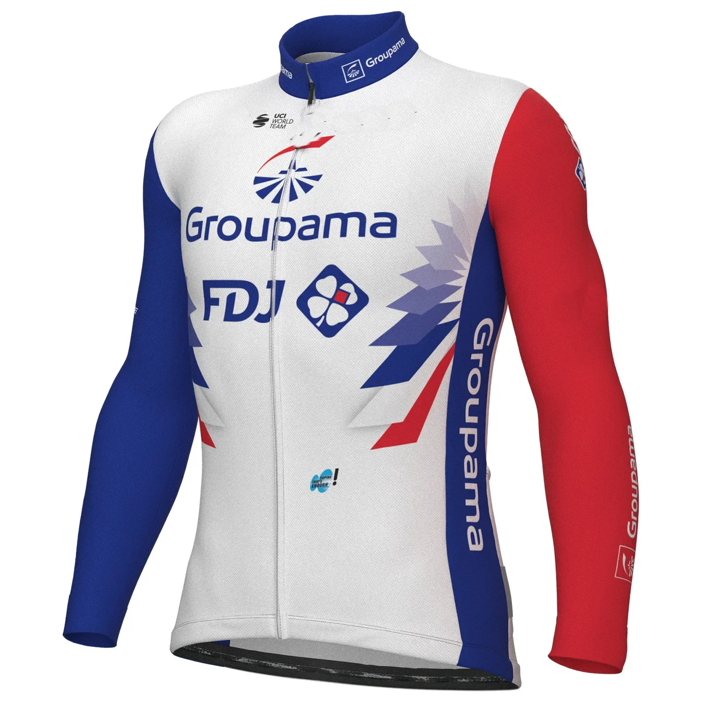 

Коллекция весна-лето 2022 года, модель GROUPAMA FDJ, голубая, только с длинным рукавом, велосипедная модель, размер женской одежды