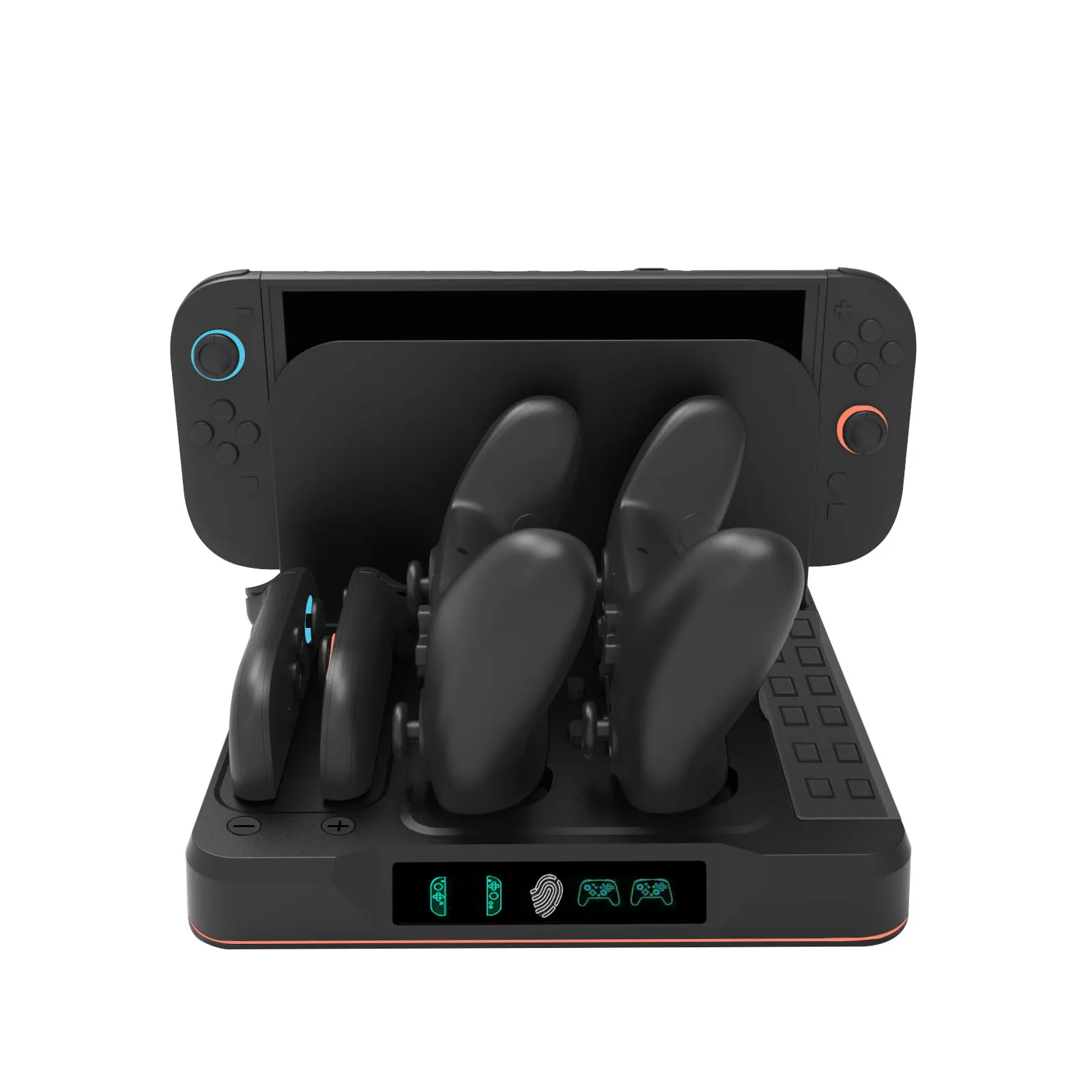 

For Switch 2 pro Controller Charging Dock with RGB Lighting for Switch 2 Console Base