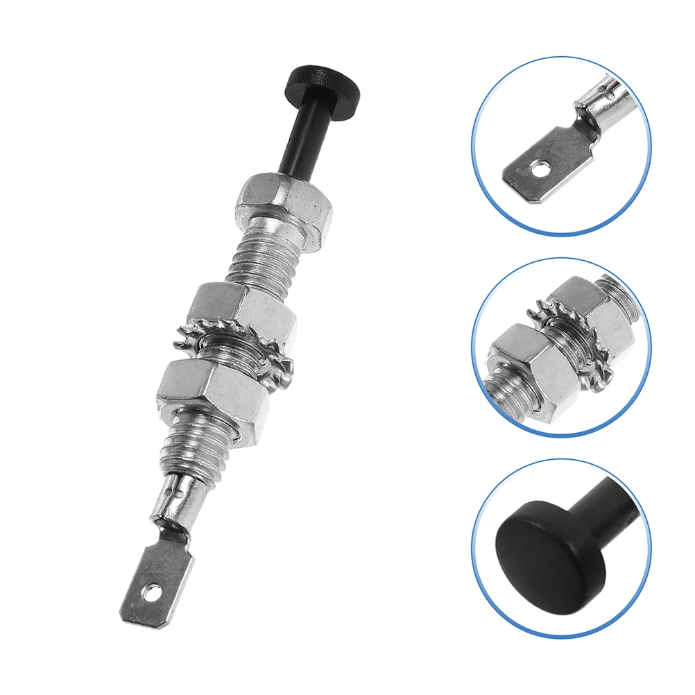 

2pcs Car Door Light Switch Universal Adjustable Hood Alarm Lamp Pin Button Vehicle Relay Cabinet Door Lamp Switch