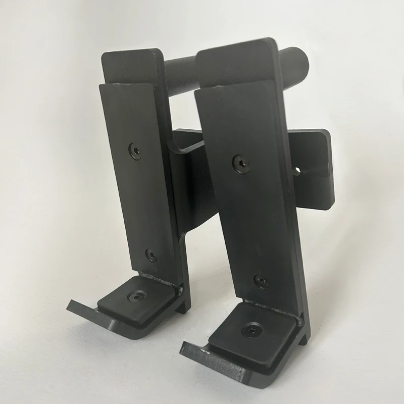 A Pair Upgrade J-hooks Barbell Holder For Power Rack J-hook For 75x75 60x60 50x50mm Squat Racks With 25mm Hole Rack Accessories