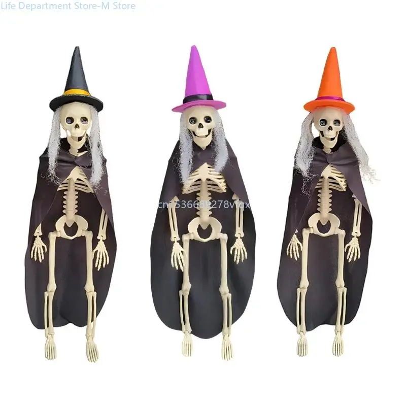 

Practical Halloweens Skeletons Decoration Witches Model for Party Supplies Display Ornament Craft Supplies Daily Use